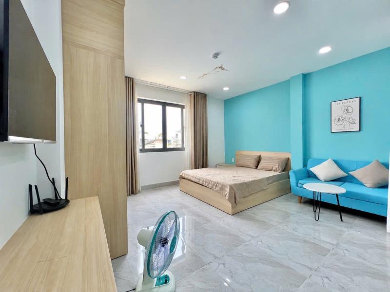 Căn hộ dịch vụ 1 phòng ngủ cửa sổ lớn full nội thất cao cấp ở thích quảng đức phú nhuận sát quận 1 - Ảnh 2