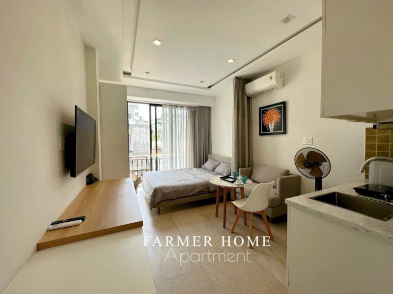 Thuê ngay studio ban công 35m2 tại nguyễn văn đậu gần chợ bà chiểu - Ảnh 2