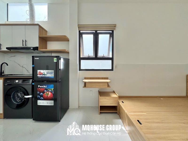 🏠 Căn hộ cho thuê dạng studio có máy giặt riêng - full nội thất | ngay aeon mall tân phú