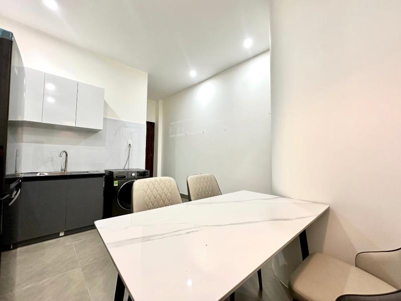 Căn hộ dịch vụ 1pn tách bếp ban công full nội thất đường bùi đình tuý gần hvcb , uef, hutech hàng xanh và quận 1 - Ảnh 3