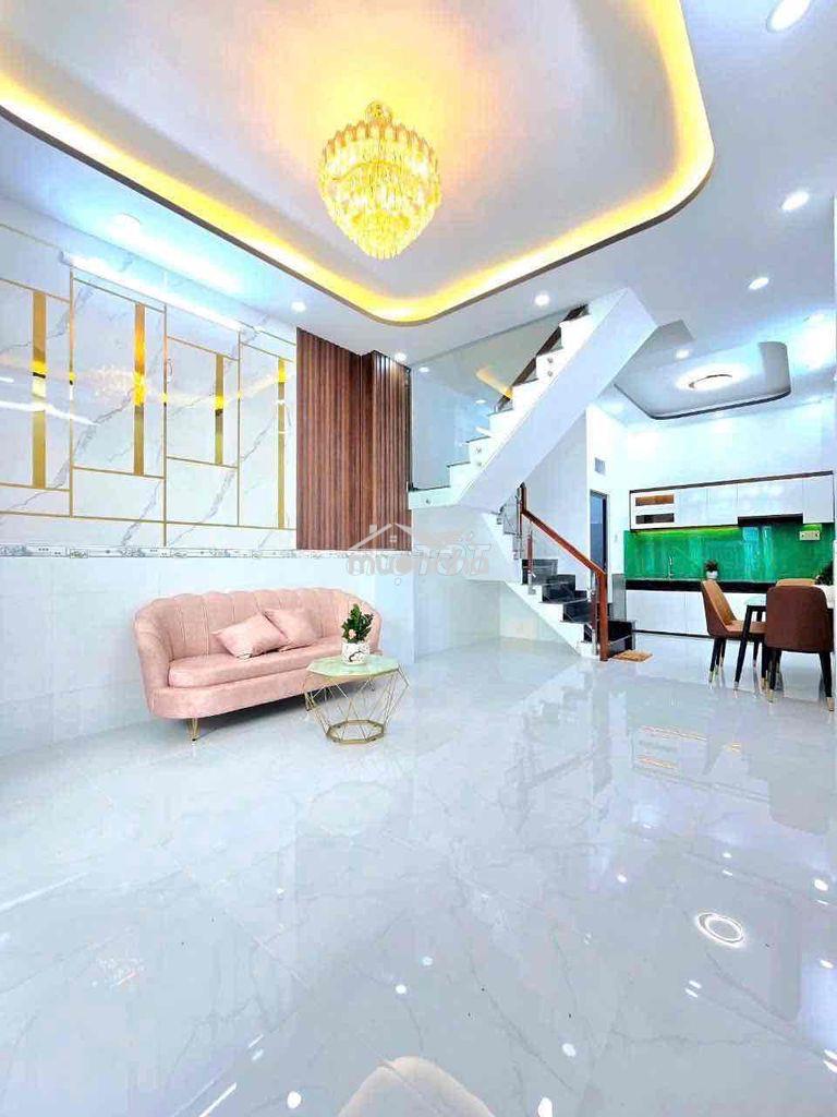 Nhà 2tầng đúc thật dt:4x10m 2pn 2wc hẻm 1982 huỳnh tấn phát hoàn công