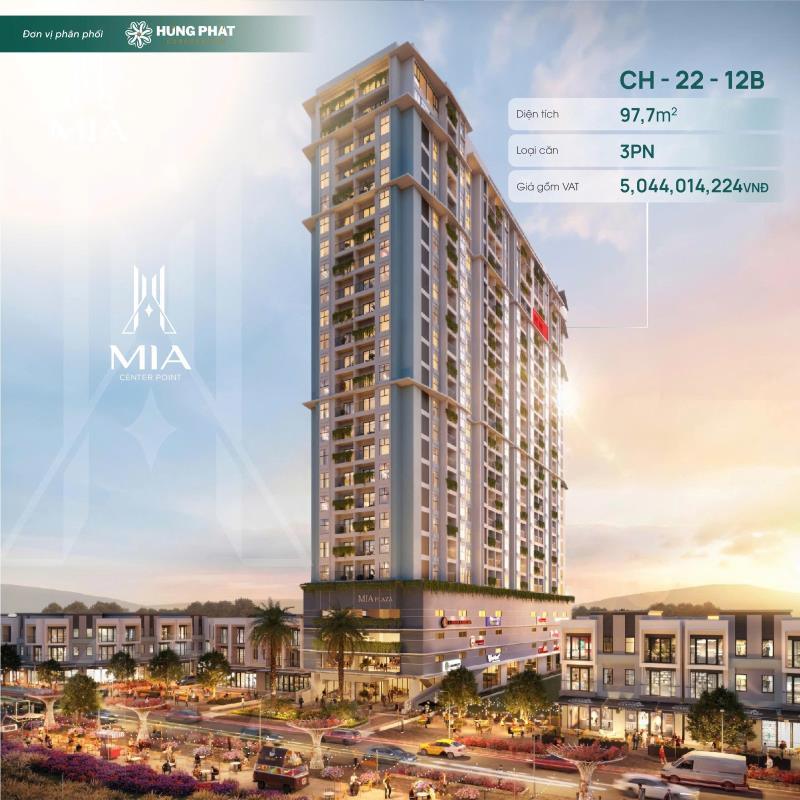 Mia center point - 3pn view biển, chỉ 5 tỷ