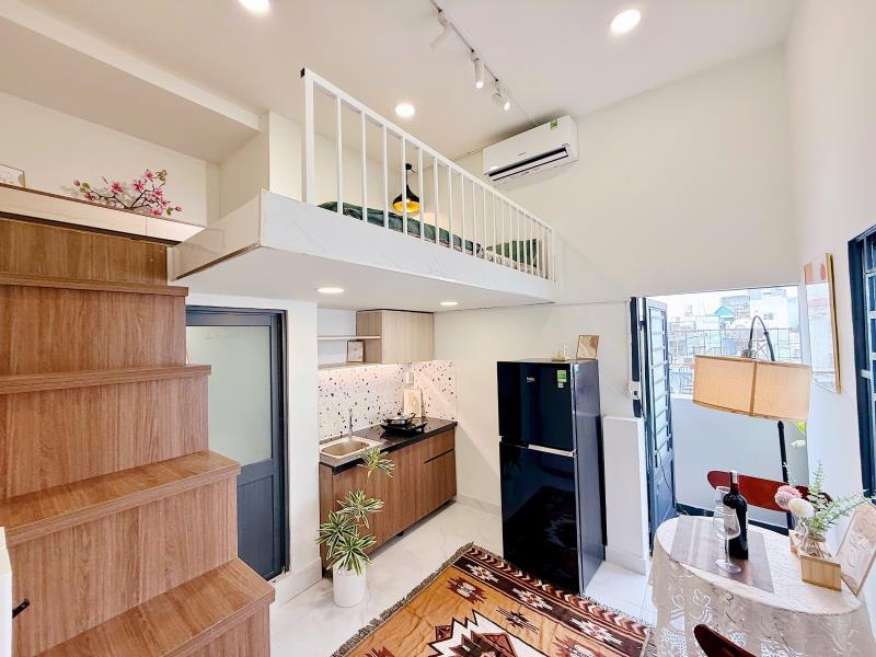 Phòng có gác + cửa sổ gần đh văn hiến – ngã tư bốn xã