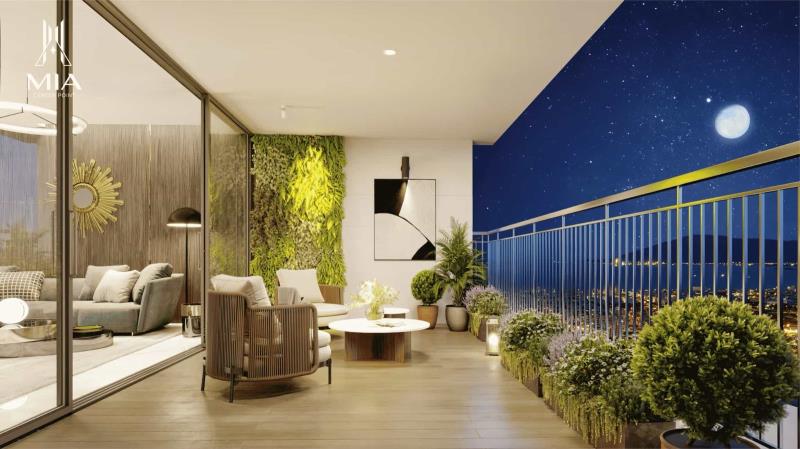 2pn view biển, full nội thất chưa đến 3 tỷ - mia center point - Ảnh 2