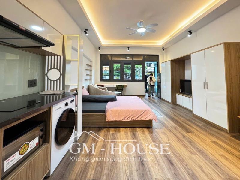 Phòng 40m² hiện đại – ban công lớn | full nội thất mới | giáp q1, q2- võ oanh, bình thạnh