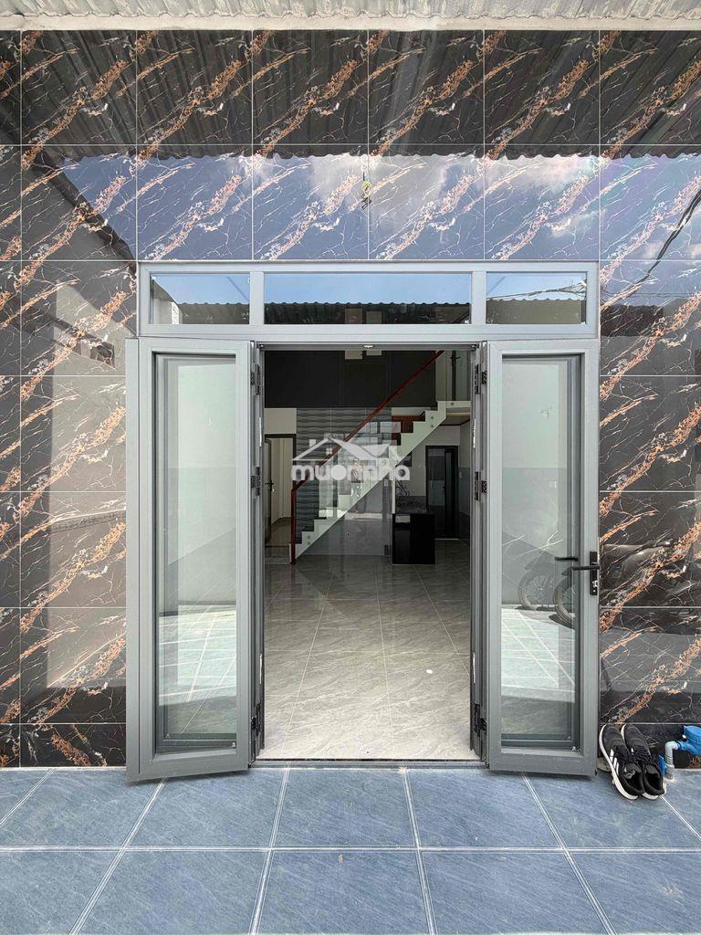 Nhà hxh 142 nguyễn thị thập (q7 cũ) 4,2x8m trệt lửng 2pn 2wc nhà mới