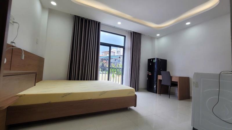 Cho thuê phòng ban công, máy giặt riêng, khu bếp xa giường, full nội thất cao cấp, nguyễn thượng hiền - bình thạnh gần uef hutech hiu , quận 1 - Ảnh 2