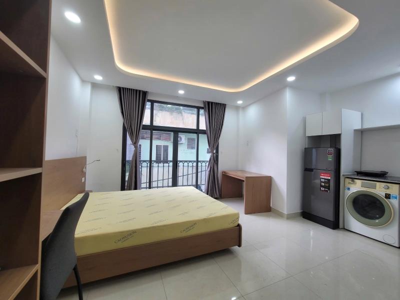 Cho thuê phòng ban công, máy giặt riêng, khu bếp xa giường, full nội thất cao cấp, nguyễn thượng hiền - bình thạnh gần uef hutech hiu , quận 1 - Ảnh 4