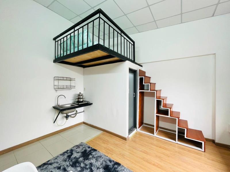 Phòng gác lửng full nội thất mới tại nơ trang long ngay học viện cán bộ - Ảnh 3