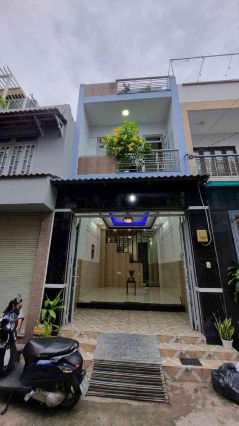 Hxh 8m phan huy ích, 57m2, 4x14, 3 tầng, 4 pn, đẹp ở ngay, chỉ 6.5 tỷ tl