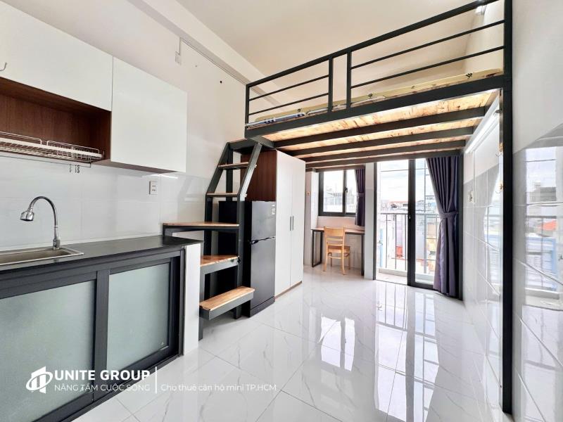 Phòng duplex khu bàu cát tân bình - nhà ga t3 tân sơn nhất - etown cộng hoà - cầu vượt hoàng hoa thám