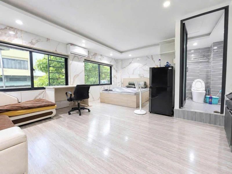Cho thuê studio cửa sổ trời full nội thất gần đh văn lang - Ảnh 3
