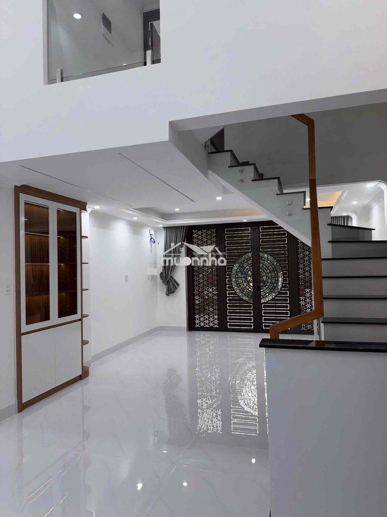 Nhà 1 xẹt nguyễn oanh nối dài ( 4,5 x 13m ) 1 trệt 4 lầu - Ảnh 2