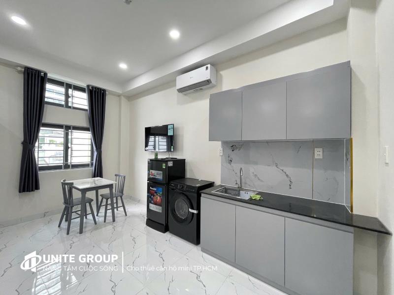Cho thuê căn hộ studio tách bếp mới xây siêu đẹp ngay xô viết nghệ tĩnh , thuận tiện qua q1, q2 - Ảnh 4