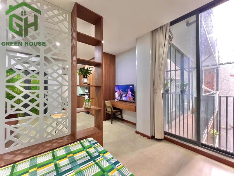 Cho thuê căn hộ 45m2 vách ngắn tách bếp ban công full nội thất mới 100% ngay xô viết nghệ tĩnh gần cầu thị nghè giáp quận 1,3 khu an ninh tốt - Ảnh 3