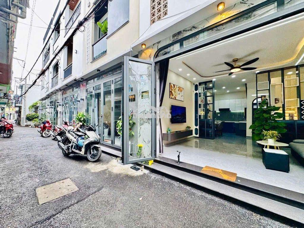 Nhà xây mới 2 lầu 42.7m2 hẻm 3m đi bộ ra chợ thạch đà, gò vấp - 3