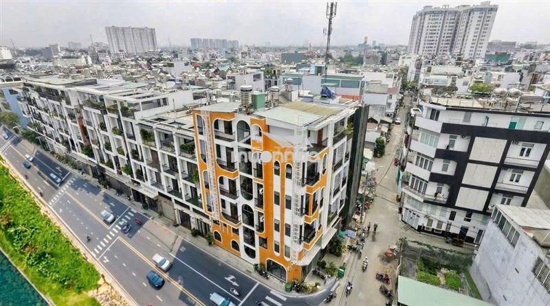 Bán căn hộ dịch vụ góc 19 phòng thu nhập 90 tr /th 1/ đường 59 gò vấp