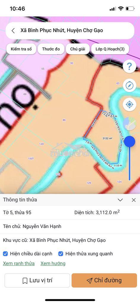 Đất nn có vườn dừa cho dòng tiền, gần chùa mẹ mẫu, chợ gạo, tiền giang - 3