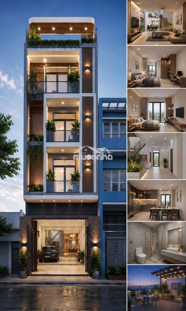 🔥Nhà 5 tầng, đang xây hoàn thiện 8pn, 8wc- khu hồng long, hbp