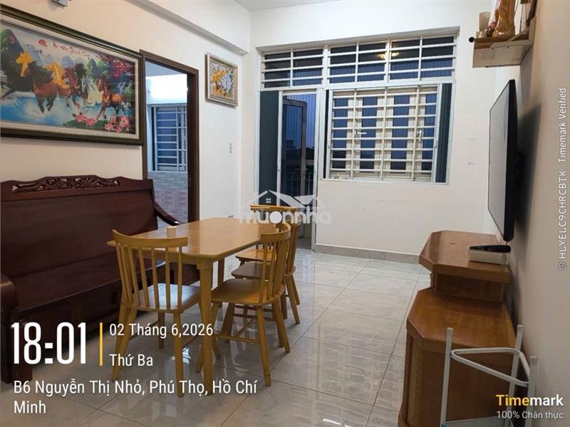 Cần bán chung cư phú thọ quận 11 diện tích 60m²
