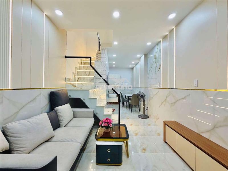 Nhà mới đẹp 100% full nội thất quang trung dt 3x10m 1 lầu 2pn