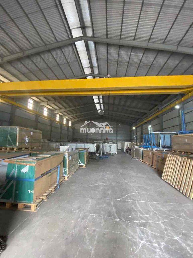 Xưởng thuận an 1500m có pccc sẵn cẩu trục