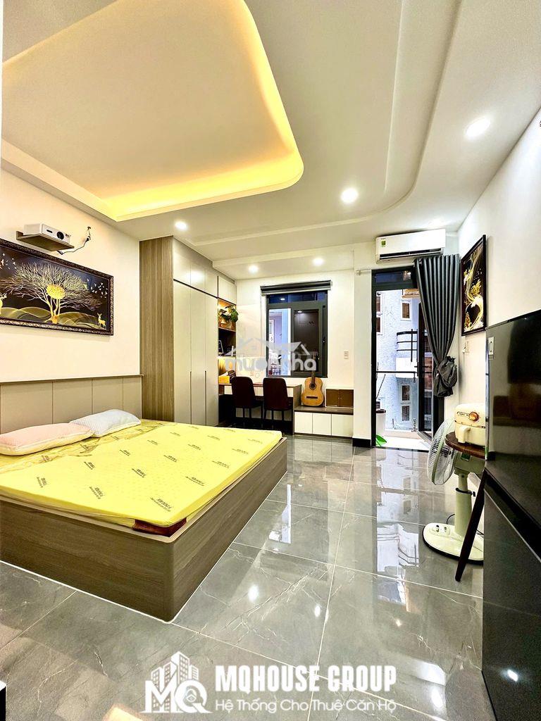 🏡Phòng studio balocony, giặt sấy riêng gần phố ẩm thực phan xích long