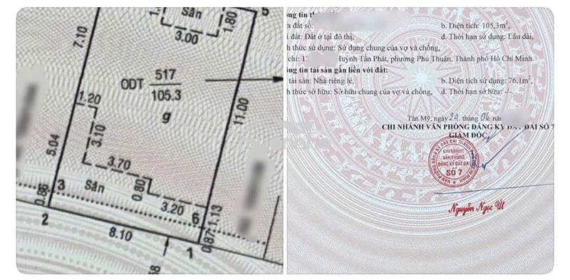 Phú thuận - quận 7: nhà 106m² – ngang 8m – hẻm 4,5m – huỳnh tấn phát