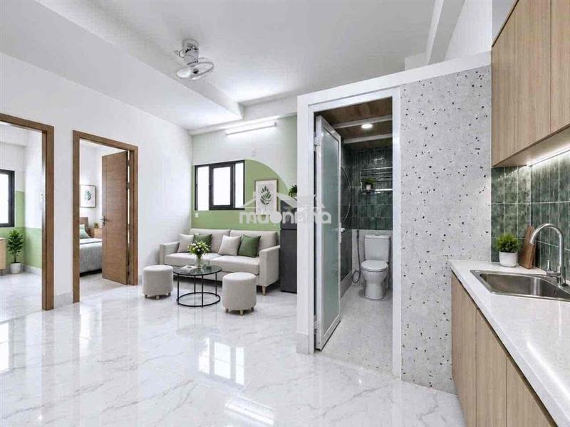 Căn hộ full nội thất 2 phòng ngủ + 1 phòng khách tại lê trọng tấn