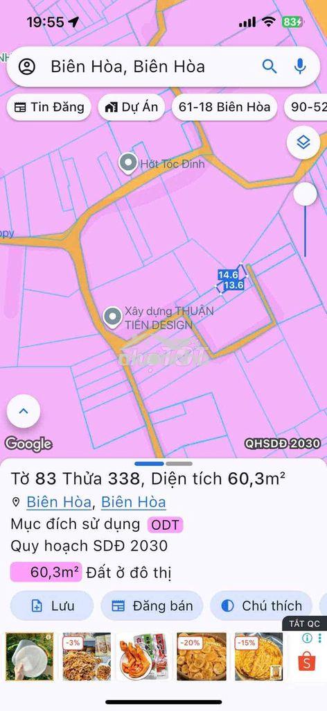 Đất sổ hồng riêng 60m2 thổ cư 100% - 3