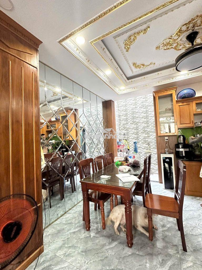 Cho thuê nhà 3 lầu mới đẹp full nội thất thạnh xuân 25 p. thới an q12 - Ảnh 4