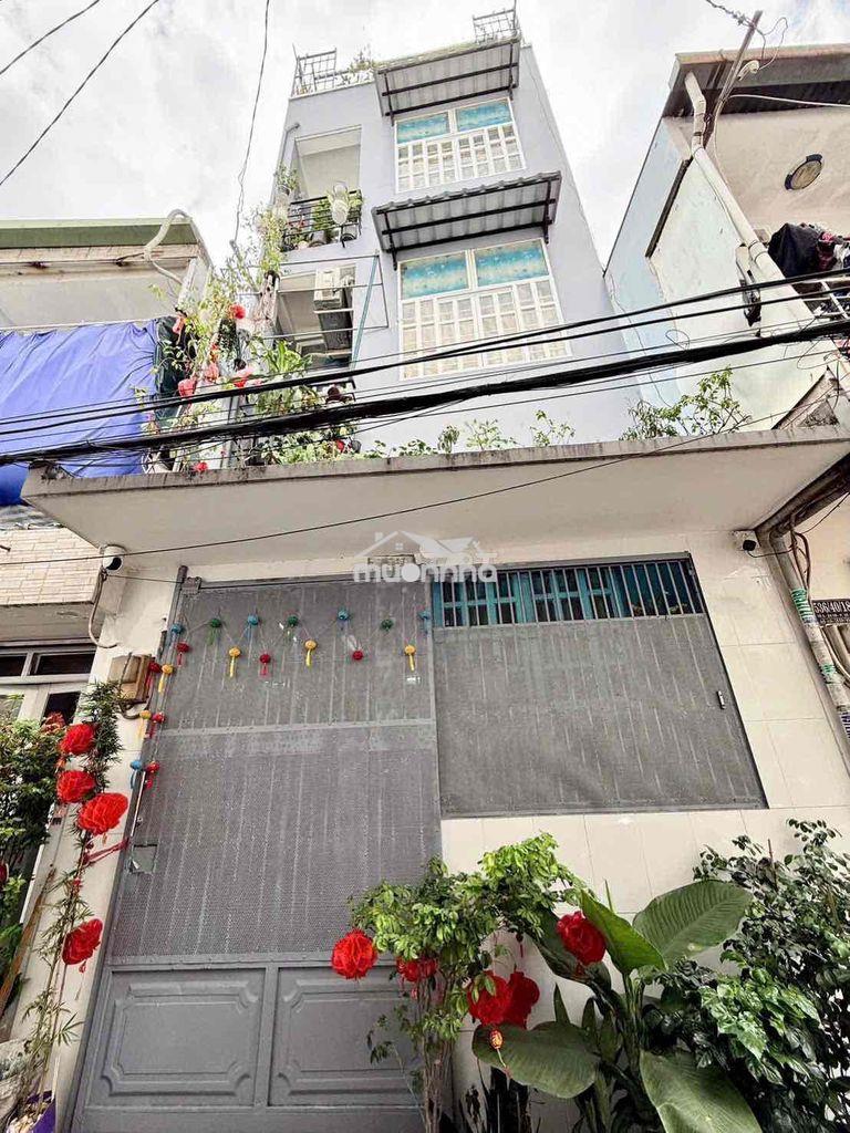 Nhà hẻm xe hơi âu cơ 4 tầng giá tốt nở hậu đẹp giáp q11 - Ảnh 2