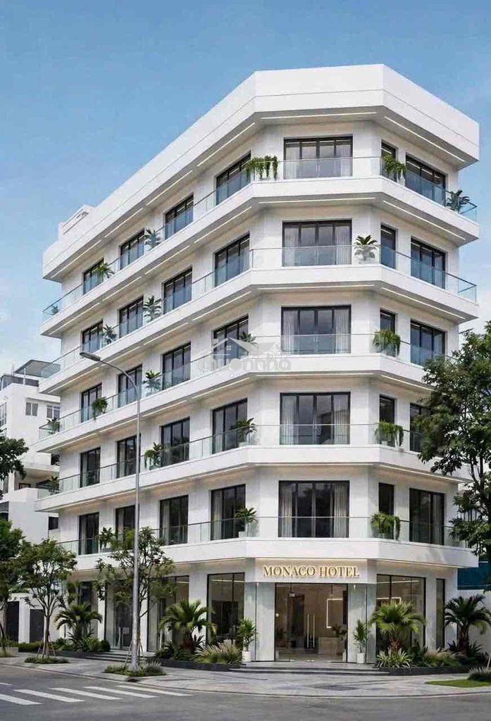 Toà nhà góc 2 mặt tiền phú tân 6 tầng xây mới ,