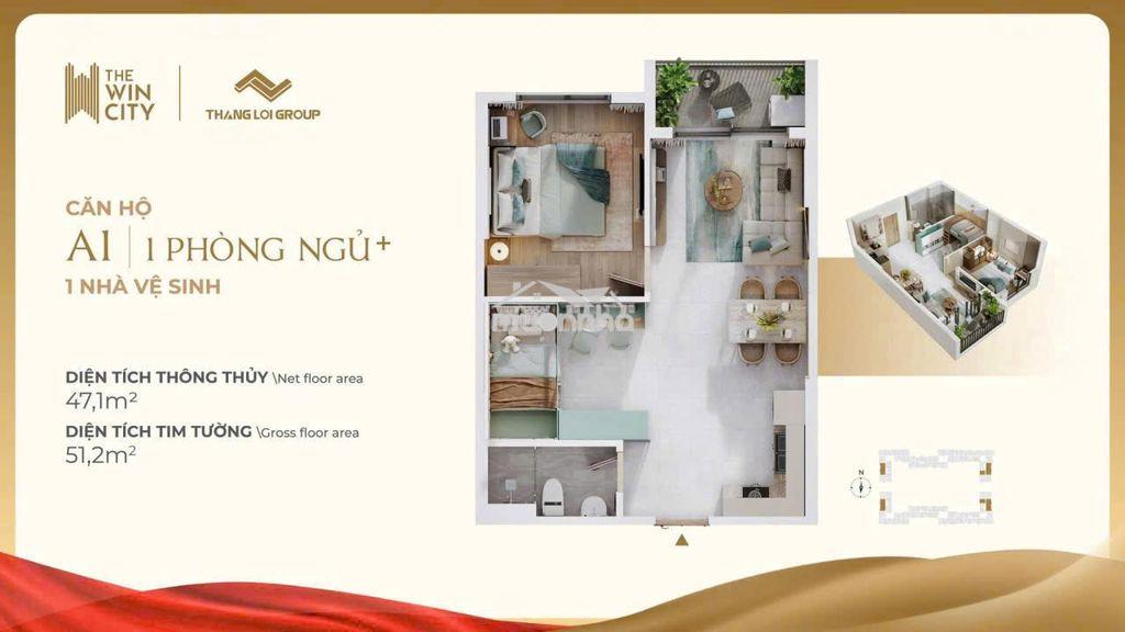 The win city 1pn+ 51m2 giá 1.8 tỷ, mặt tiền tỉnh lộ 10 giáp bình chánh - 4
