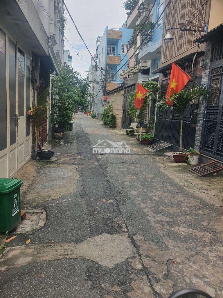 Hẻm nhựa 5m thông đẹp vườn lài dt:3,2x16 trệt 1 gác đúc khu dân trí