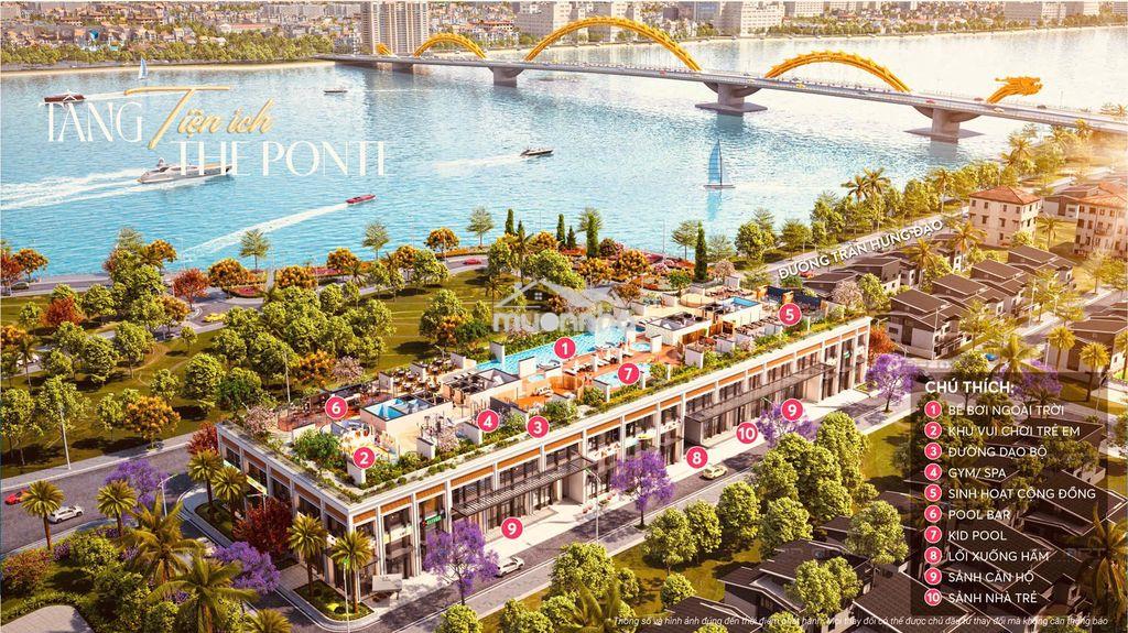 Cho thuê shophouse khối đế the ponte mặt sông hàn cầu rồng - Ảnh 4
