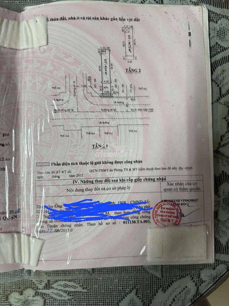 Bán nhà phố, măt tiền đường số, 4x22, giá 14ty500 - 2