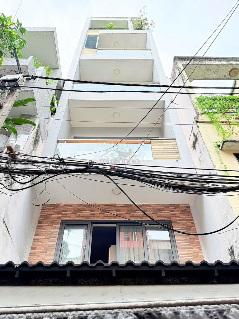 Hẻm xe hơi sát mt nguyễn tri phương. 6 tầng thang máy. giá 14.9 tỷ tl