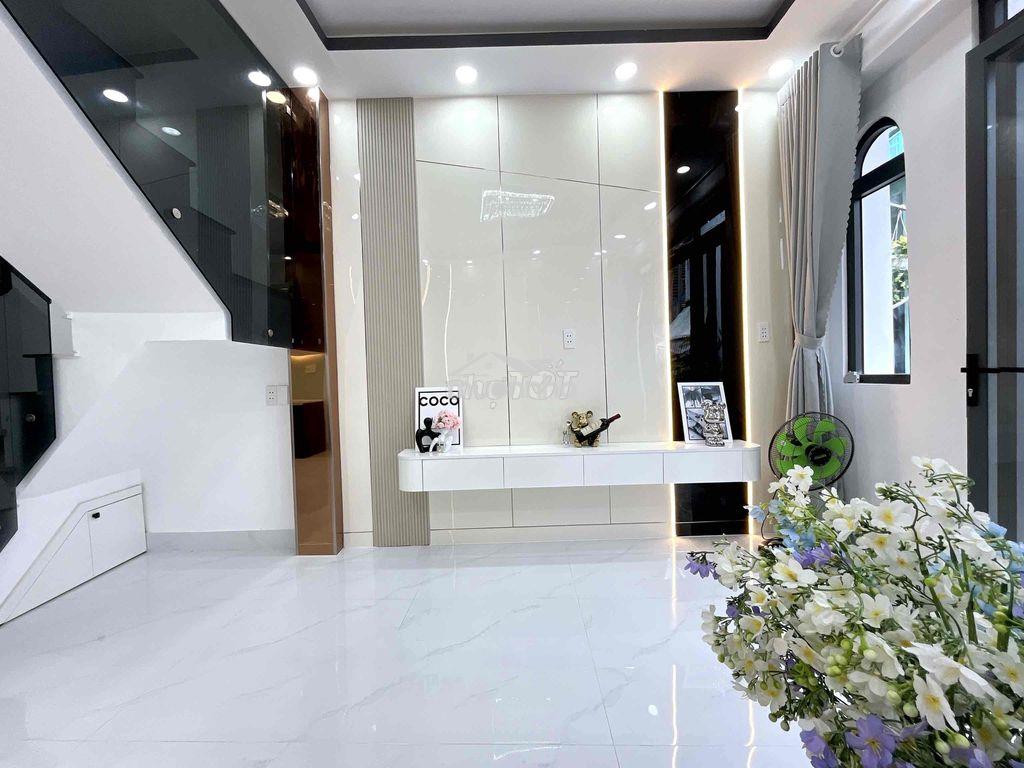 Nhà đúc thật 20m ra hẻm ô tô đậu 2174 huỳnh tấn phát dt:4x8m 2tầng 2pn - Ảnh 4
