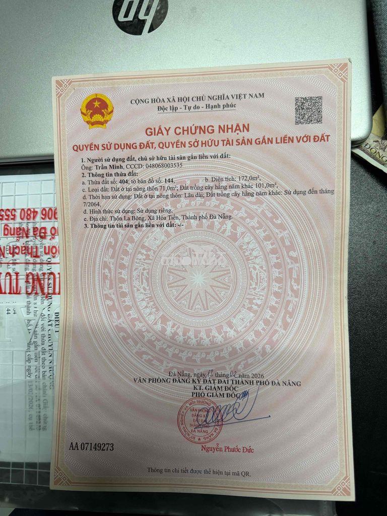 Bán đất hoà tiến — đường liên tổ 123 — nguyễn bá tùng - Ảnh 4