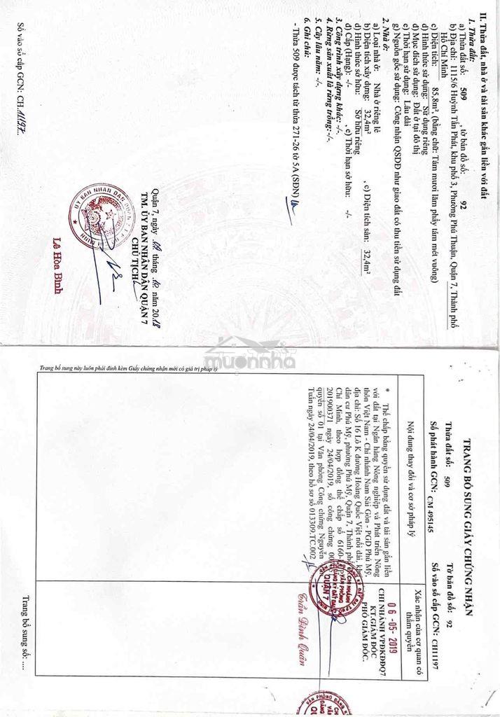 Cần bán nhà 1115/6 huỳnh tấn phát - Ảnh 2