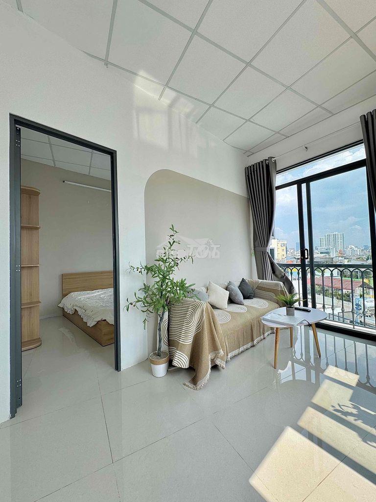 Cho thuê căn hộ 2pn balcony - thang máy - khu phan xích long