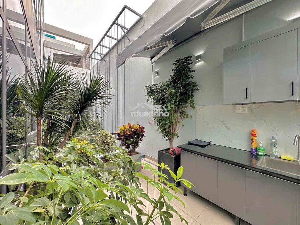 Chdv mảng xanh sân thượng riêng/penthouse tách bếp full nt hiện đại - Ảnh 4