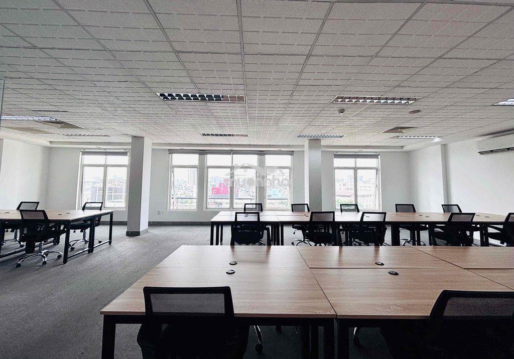 Cho thuê vp hoàng việt, 115m2, có bàn ghế, ngăn phòng sẵn - Ảnh 2