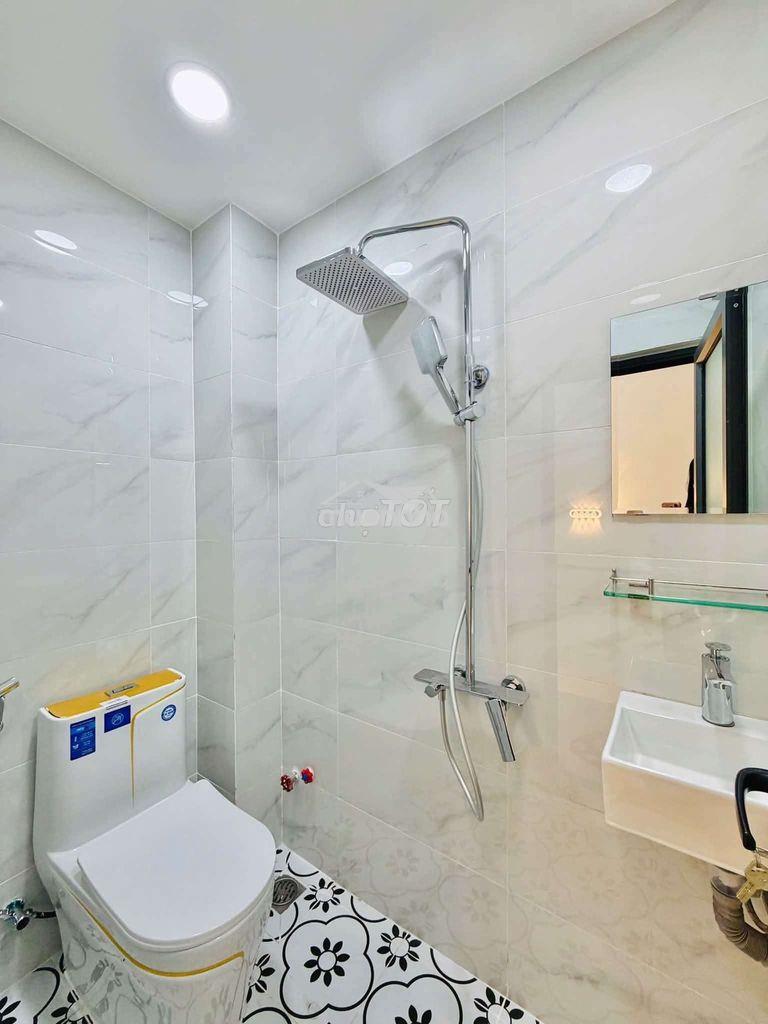 Nhà mới đẹp 100% full nội thất quang trung dt 3x10m 1 lầu 2pn - Ảnh 4