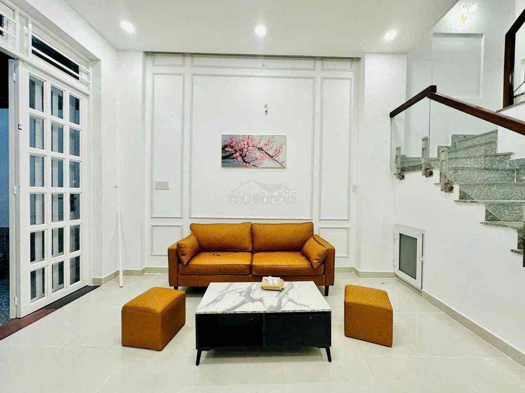 Nhà gần chợ đường. trệt lầu 2pn 2wc ( sẵn bàn ghế , tủ quần áo ) - Ảnh 3