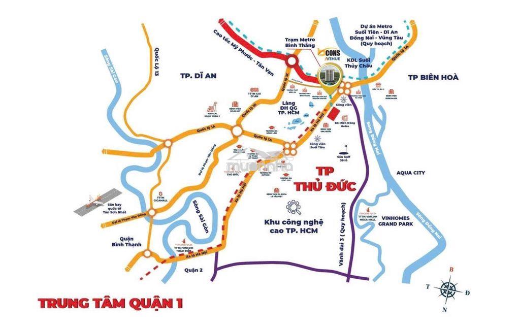 Căn hộ 2pn bcons avenue giá 6tr/tháng - booking giữ căn hoàn tiền 100% - Ảnh 2