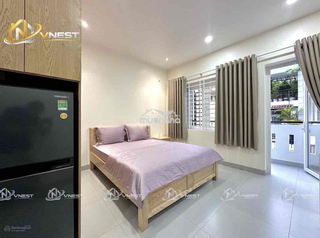 Cho thuê căn hộ ban công đầy đủ nội thất - trần não gần cầu sài gòn - Ảnh 2