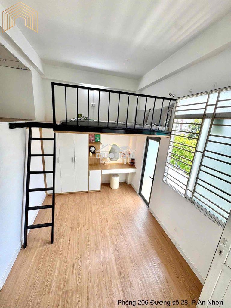 Phòng gác full nội thất đi bộ qua đại học công nghiệp