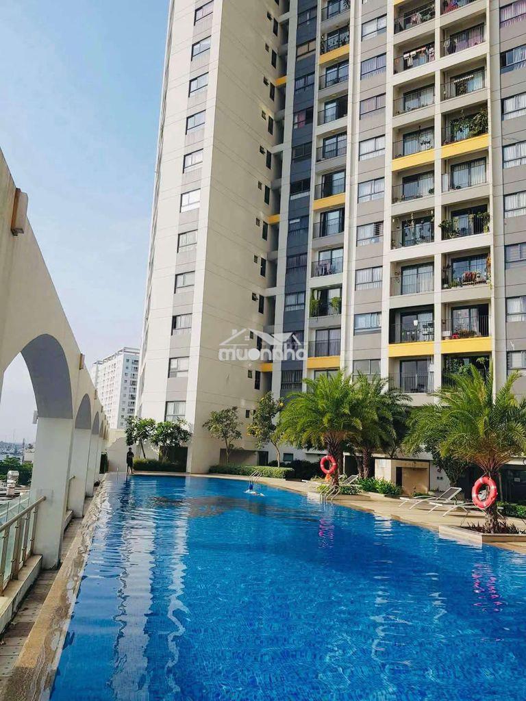 11 triệu/tháng cho thuê pegasuite1 q8 2pn 2wc 68m2+nội thất - Ảnh 2
